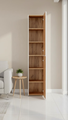 Badkamermeubelrek Badkamer hoge kast Badkamerkasten Planken Badkamer