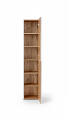 Badkamermeubelrek Badkamer hoge kast Badkamerkasten Planken Badkamer
