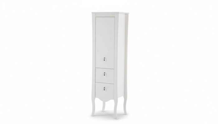 Badmeubels Badkamerkast Houten Hoge kast wit Badkamerkast
