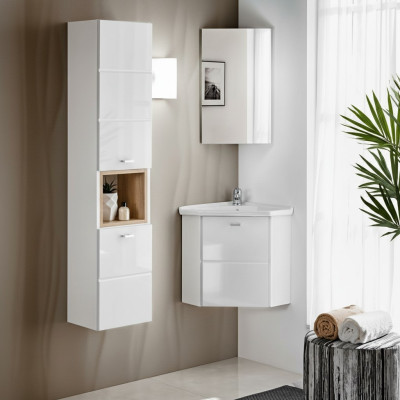 3-delig badmeubelbadkamerdecoratieset wastafel wastafel