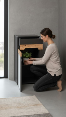 Badkamer Badmeubels Plank Kast Meubels Bruine kasten Apotheken