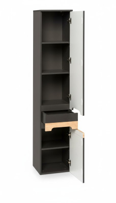 Hoogwaardige hangend badkamerrek kast Luxe badmeubels.