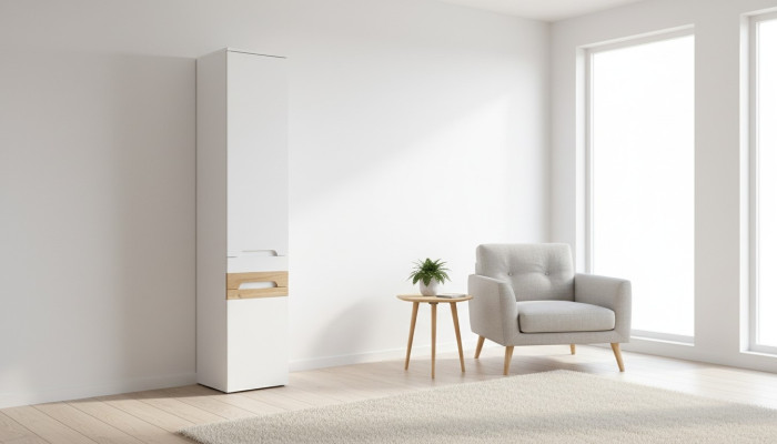 Hoog kast Badkamer plank Badkast Decoratieve badmeubels Planken Bad