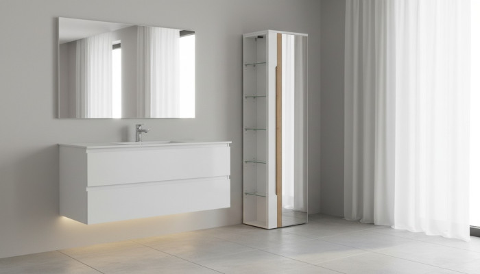 Badkamermeubelen Spiegelkast Hangplank Planken Kasten Luxe