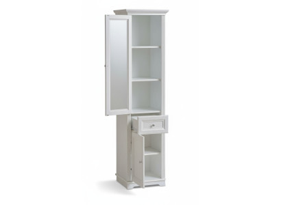 Hoge kast Badkamermeubel Onderkast Hoge kast wit Badkast