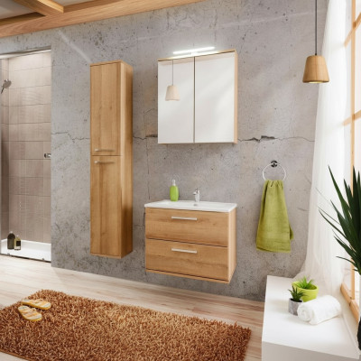 Ontwerp badkamermeubels Bad 3 delig. Decoratieset Garnituur Kast Wastafel
