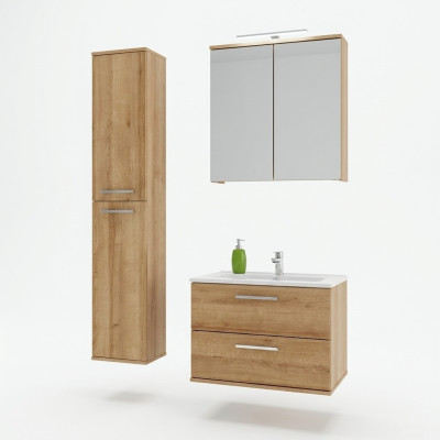 Ontwerp badkamermeubels Bad 3 delig. Decoratieset Garnituur Kast Wastafel