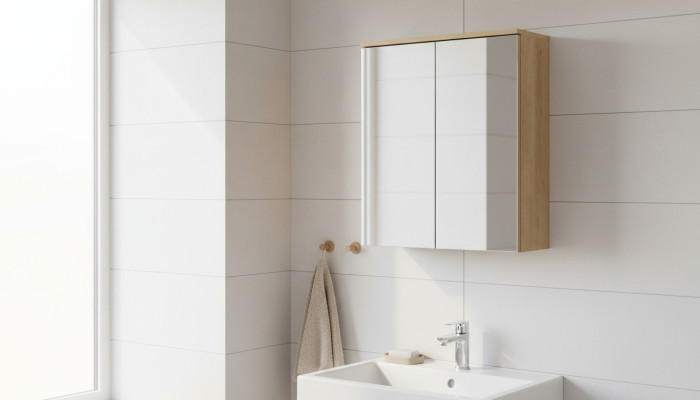 Spiegelkast badspiegel decoratie wandkast wandkast badkamerkast