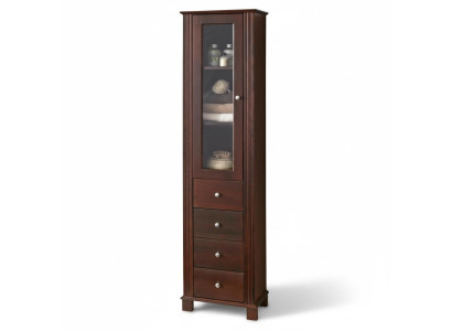 Hoogwaardige badkamerkast Hoge kast Decoratief houten badmeubilair Luxe