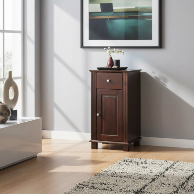Badkamer meubels rek kast badkamer meubels bruine kasten 46x36x83cm houten rekken