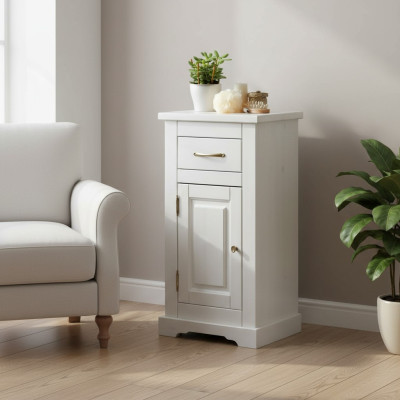 Badkamer meubelen plank kast bruine kasten apotheken