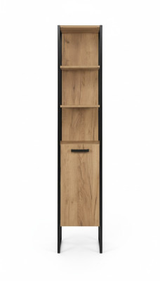 Decoratieve badkamer hoge kast planken badkamerkast badkamermeubels planken bad