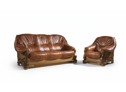 Sofaset 3+1+1 zits klassieke woonlandschaps gestoffeerde banken banken Nieuw