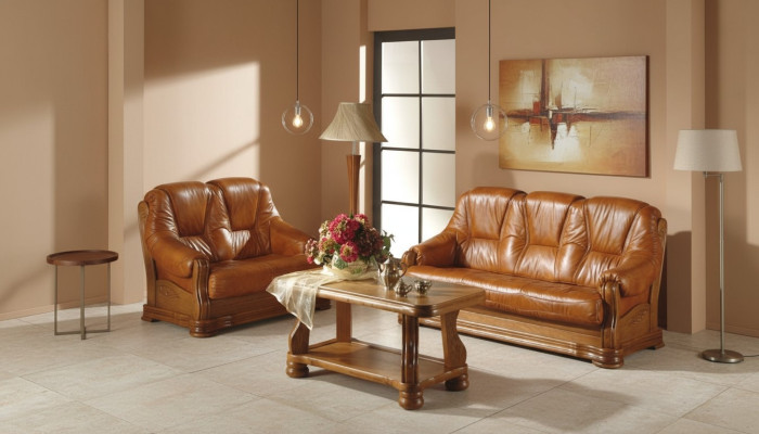 Sofagarnituur 3+2+1 zits Klassieke woonlandschap Sofa's Banken Bekleding Nieuw