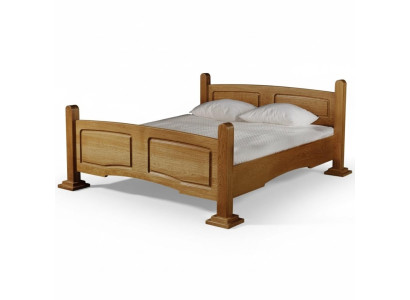Antieke stijl Klassiek bed Tweepersoonsbed Bedden Slaapkamer Hout 60/180cm.