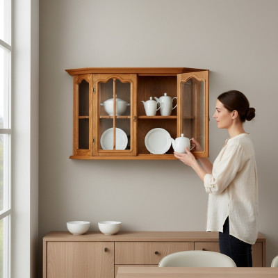 Bar kast Wijnkast Ladenkast Houten bar Vitrine Huisbar