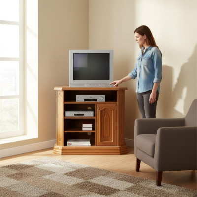 RTV Antieke Stijl Commode Televisie Barok Rococo TV Hi Fi Kast Luxe
