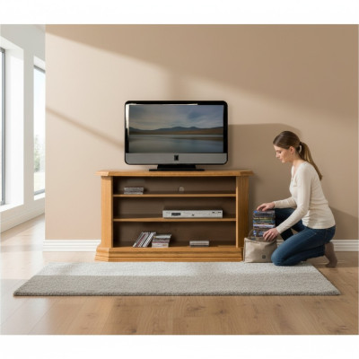 RTV Antiek Stijl Dressoir Nieuw TV-meubel Hi-Fi Kast Luxe 120 cm