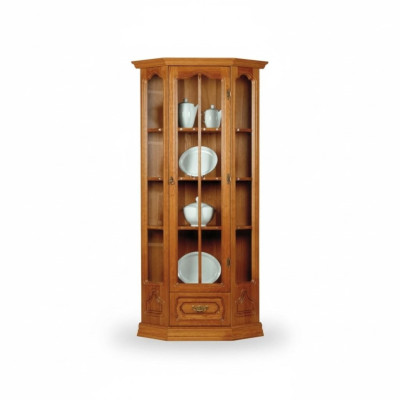 Klassieke kast dressoir vitrine ladenkast vitrinekast
