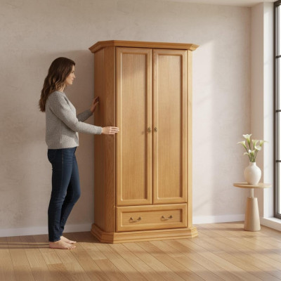 Houten klassieke kasten kast wandkast kledingkast houten kast landhuis
