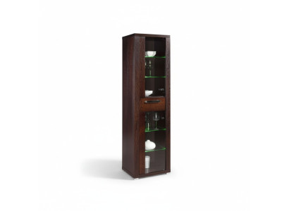 Vitrine kast ladekast glazen plank vitrines rekken houten decoratiekasten nieuw