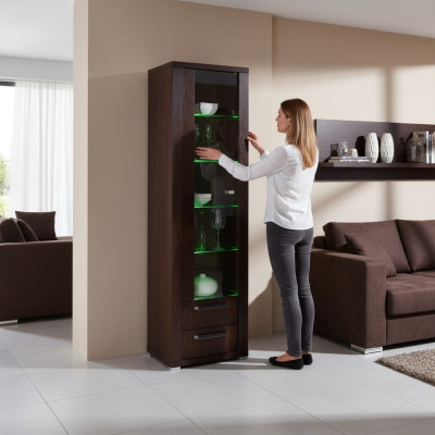 Vitrine Kast Ladenkast Glasplank Vitrines Planken Hout Kasten