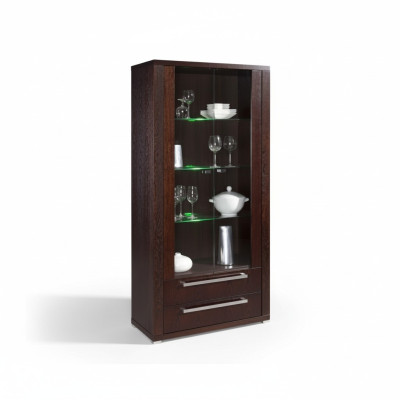 Vitrine kast commode glazen rek vitrines rekken decor houten kasten nieuw