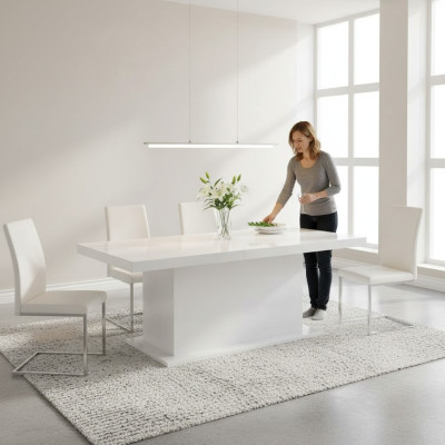 Moderne eettafel Eettafels Tafels Vergadertafel Kantoorontwerp Hout