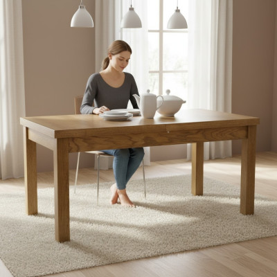 Edele houten tafel Woonkamertafels Landelijke stijl Tafel Vergadertafel