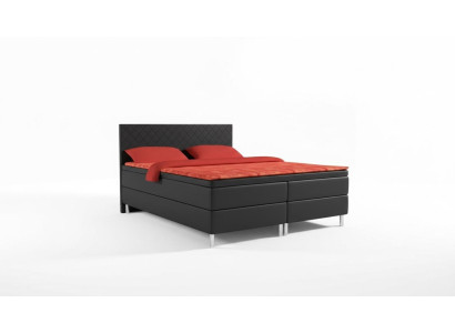 Bed met bekleding Bedden Bed Bekleding Kunstleer Ontwerper Hotel Dubbel Luxe Ontwerp