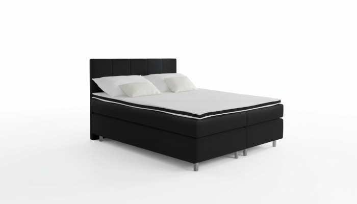 Boxspringbed Bedden Bed Bekleding Kunstleer Ontwerper Hotel Dubbel Luxe Ontwerp