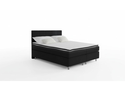 Boxspringbed Bedden Bed Bekleding Kunstleer Ontwerper Hotel Dubbel Luxe Ontwerp