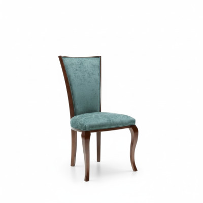 Eetkamergroep 6 x armstoel fauteuil set eetkamerstoel hout bekleding nieuw