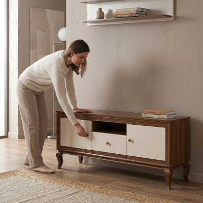 RTV Design dressoir tv-wand luxe kast planken dressoir plank