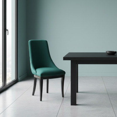 Groene stoelen 4x Luxe Klassieke Eetkamer Stoel Stoelen Zit Moderne Massief Hout