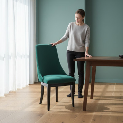 Stel 6x Luxe Klassieke Eetkamerstoel Stoelen Zit Modern Massief Hout