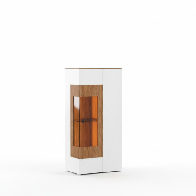 Moderne vitrine glazen kast woonkamer etalage 1-deurs design vitrines nieuw