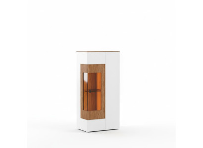 Moderne vitrine glazen kast woonkamer etalage 1-deurs design vitrines nieuw