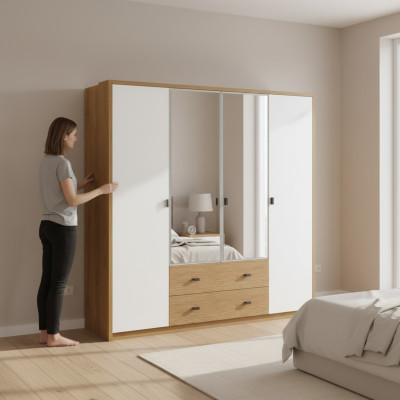 Kledingkast Slaapkamer Houten Kast Antieke Stijl Kasten Italiaanse Meubels