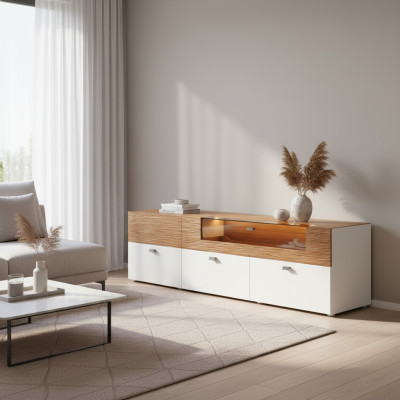 Sideboard TV Lowboard RTV XXL Kast Tafel Woonkamer Hout Klassiek Barok