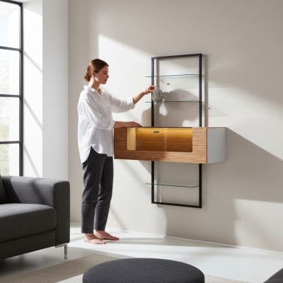Designer kast scheidingswand planken woonkamer kasten systeem kantoormeubelen 160cm