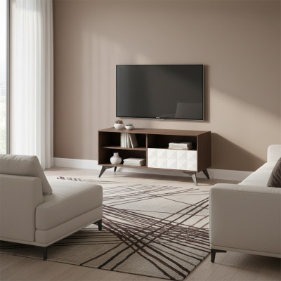 RTV Tv-meubel Tv-wand Lage kast Tv met LED-televisie Meubel van hout nieuw