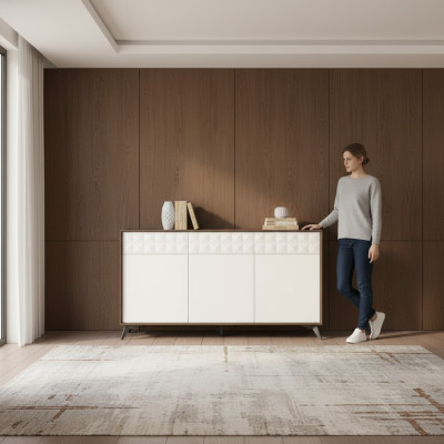 Luxe dressoir kast dressoir kasten stijl meubels dressoir 167 cm xxl