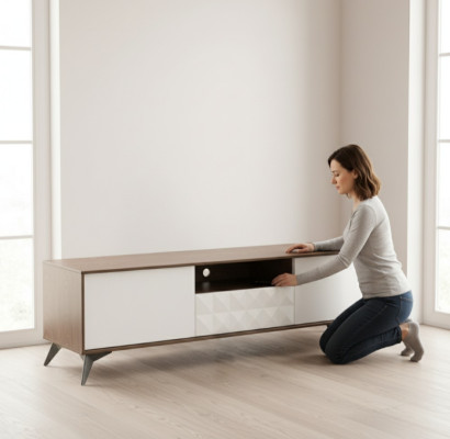 RTV design dressoir tv wand laag bord luxe nieuw planken Nieuwe commode kast