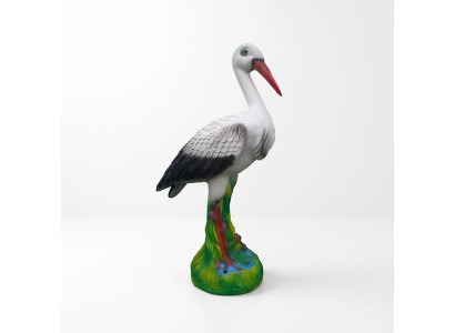 Abstracte ooievaar vogel tuin decoratie beeldhouwwerken sculpturen figuren sculptuur nieuw