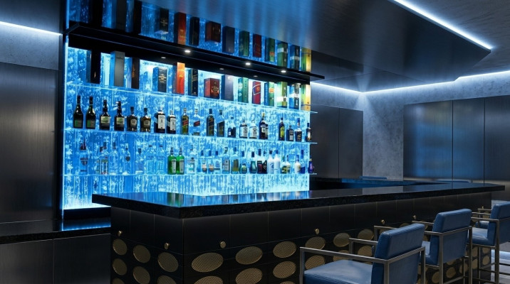 LED-plank Bar Water Wand Column Verlichte watermuren Barkast Plankmeubelen