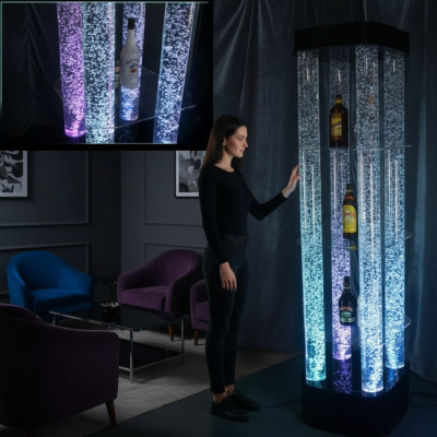 Led Water Wall Bar Shelf Column Water Columns Counter Designer