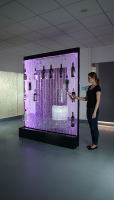 Led Water Muur Barrek Pilaren Waterslangen Balies Ontwerperrekken