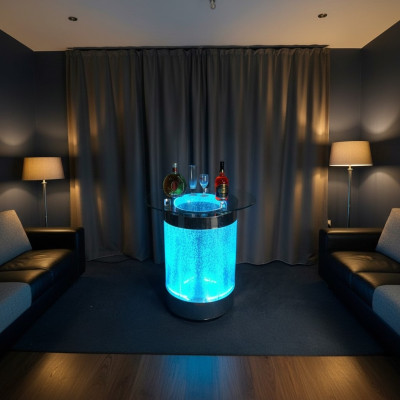 Led bar tafel water muur bar toonbank meubels verlicht salontafel