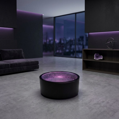 LED Ronde Bijzettafel Watermuur Barkast Plank Meubels Verlicht